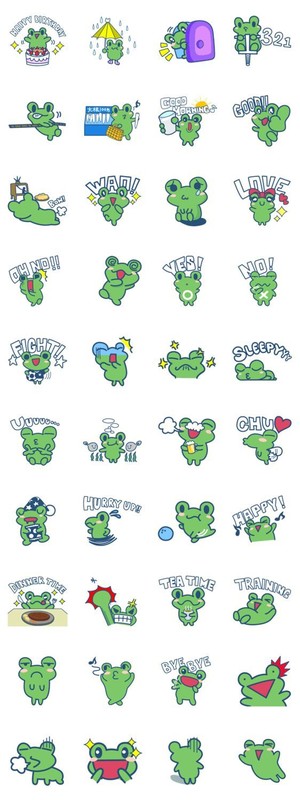 Grenouilles Emojis