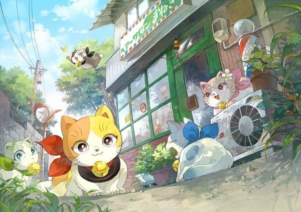 5 Chats Porte-Bonheur Manga