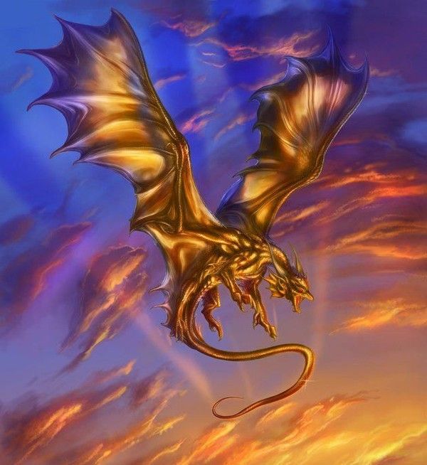 Dragon Doré Volant