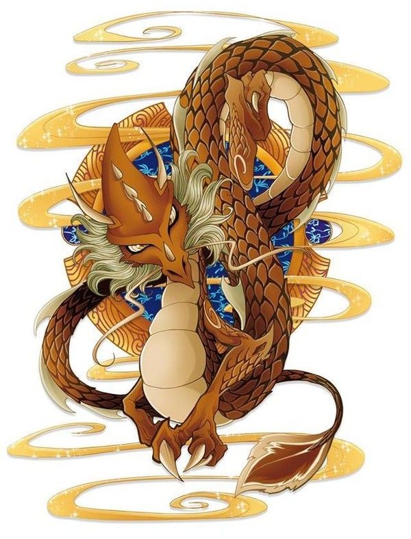 Dragon Oriental Marron Manga