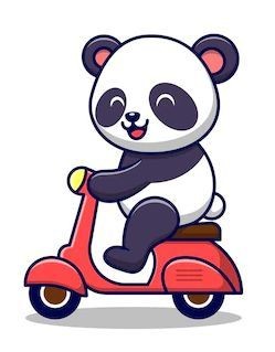 Panda Scooter