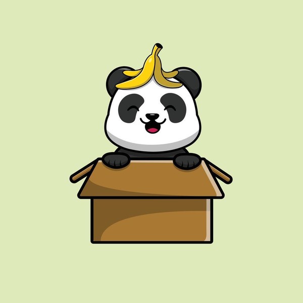 Panda Carton Banane