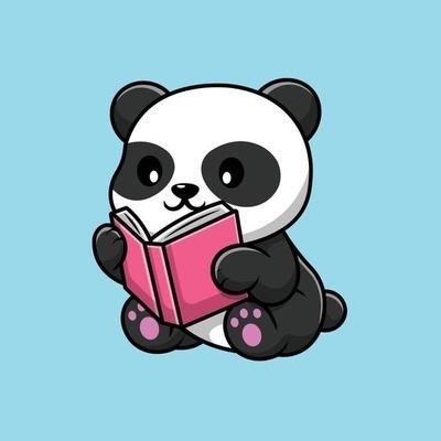 Panda Lisant 1 Livre