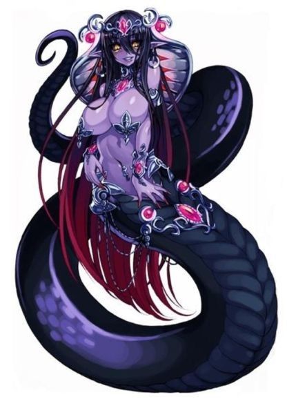 Lamia Manga Cobra Noir