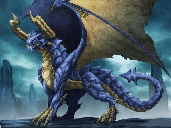 Dragon Archidémon Bleu