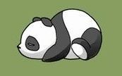 Panda Endormi Sur Le Ventre