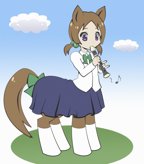 Centauresse Enfant Manga Flûtiste