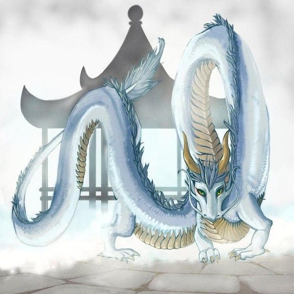 Dragon Oriental Manga Argenté