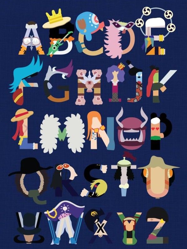 Alphabet One Piece 1