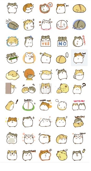 Hamsters Emojis