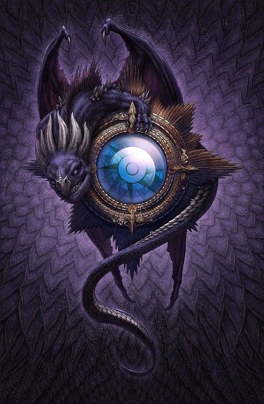 Dragon Noir Talisman Puissant