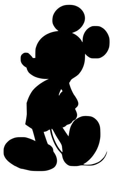 Mickey Silhouette Noire