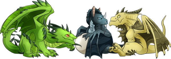 3 Dragons Chibis