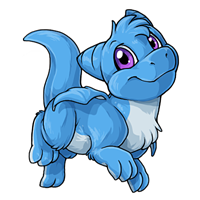 Dragon Bleu Blanc Chibi