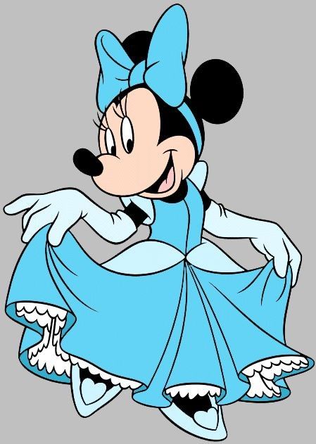 Minnie Princesse En Bleu