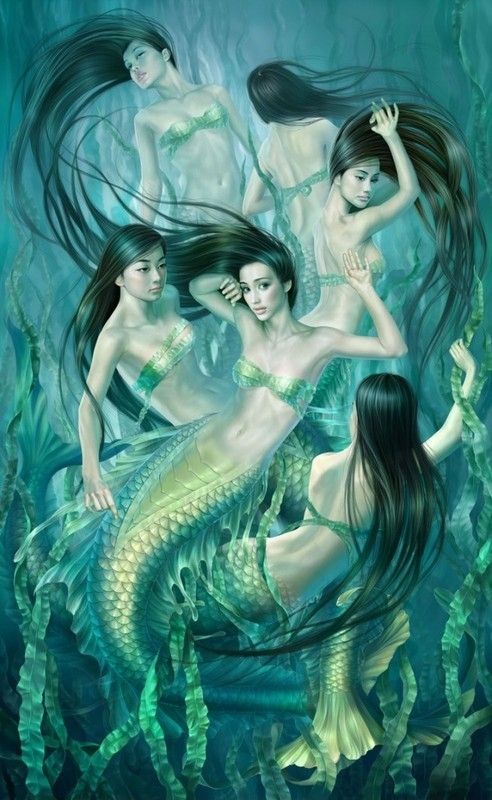 6 Sirènes Asiatiques