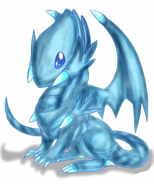Dragon Blanc Aux Yeux Bleus Chibi (Yu-Gi-Oh!)