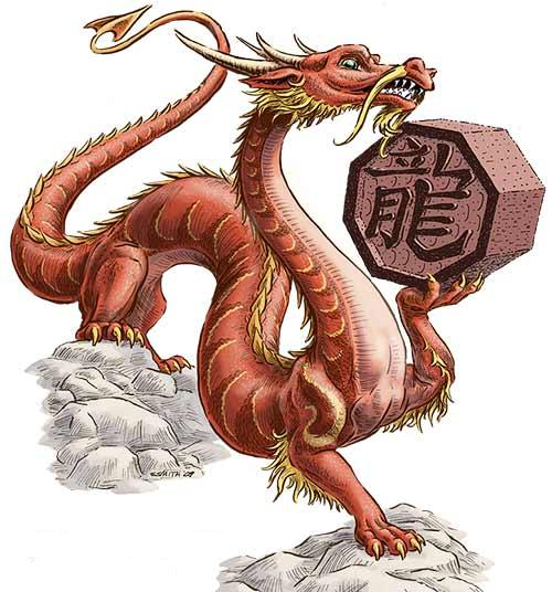 Dragon Oriental Tenant Un Talisman