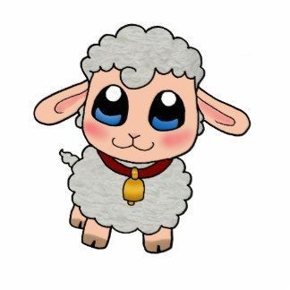 Mouton Chibi Avec Petite Cloche