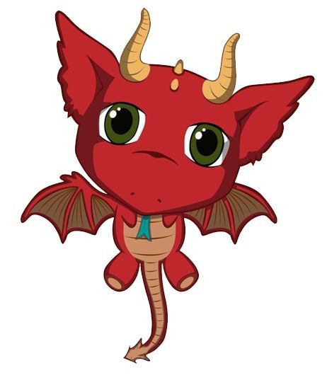 Dragonnet Rouge Chibi