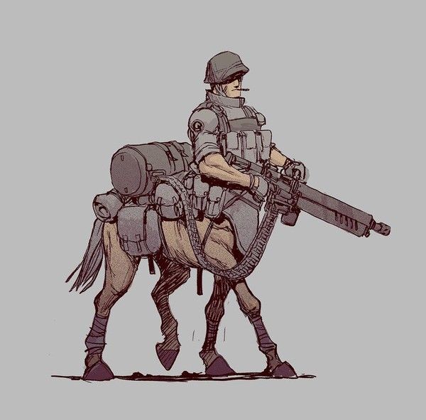 Centaure Soldat Moderne