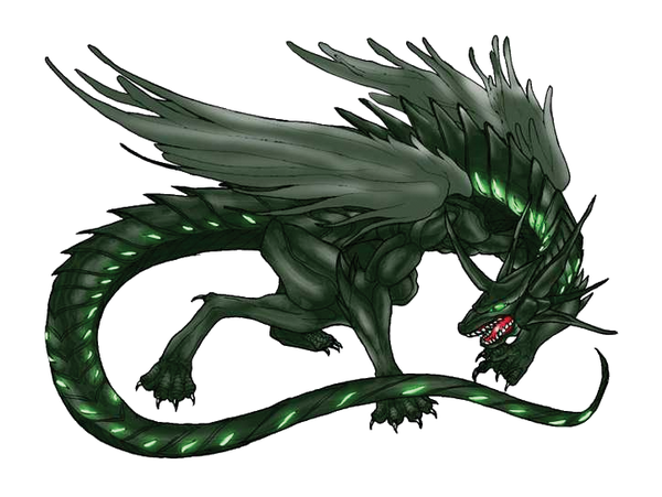 Dragon Noir Vert Manga