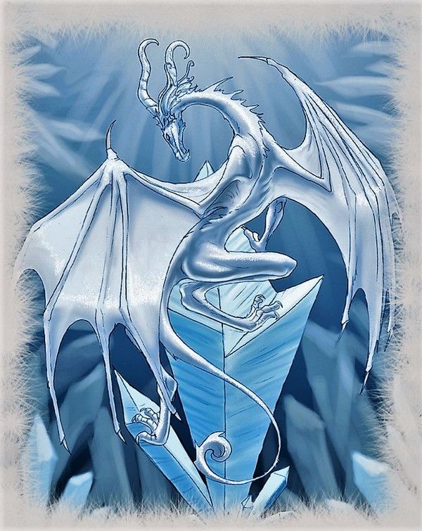 Dragon Blanc Du Cristal