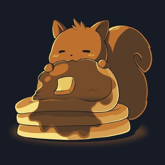 Écureuil Pancakes