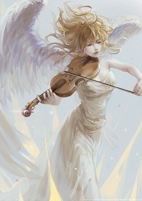 Ange Blanche Violoniste
