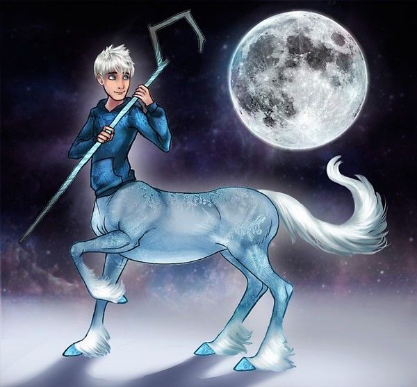 Centaure Jack Frost Sous La Pleine Lune
