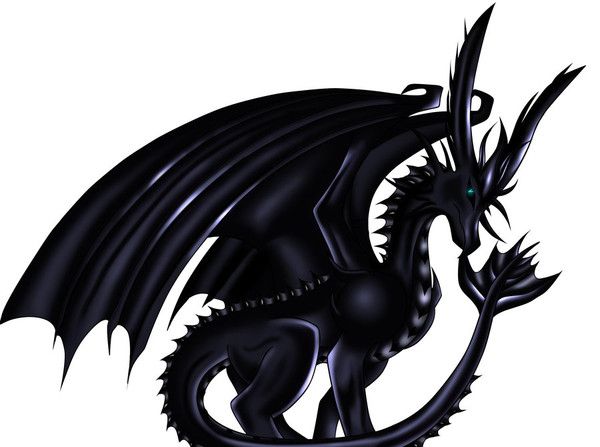 Dragon Noir Des Ténèbres