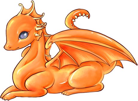 Dragon Orange Chibi