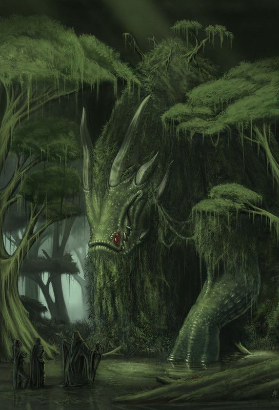 Dragon Vert Des Marécages