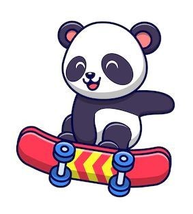 Panda Skate Board