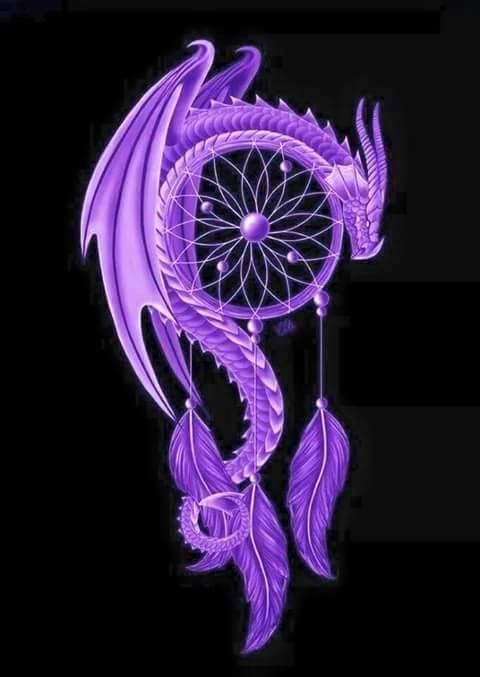 Dragon Attrape Rêves Violet
