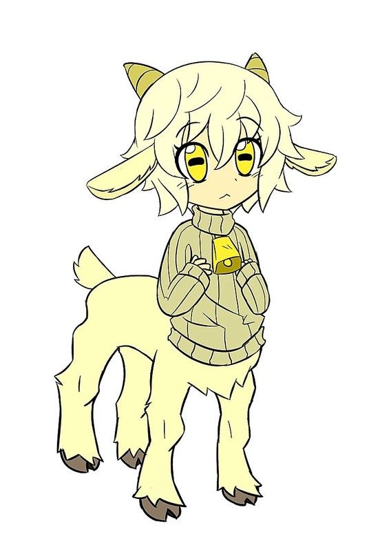 Centaure Enfant Chèvre Avec Clochette