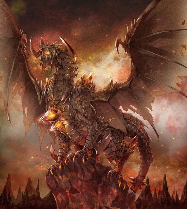Dragon Archidémon Marron De L'ambre